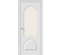 Дверь Браво Скинни-33 Fresco White Сrystal