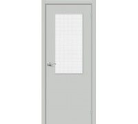 Дверь Браво Браво-7 Grey Pro Wired Glass 12,5