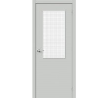 Дверь Браво Браво-7 Grey Pro Wired Glass 12,5