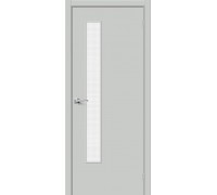 Дверь Браво Браво-9 Grey Pro Wired Glass 12,5