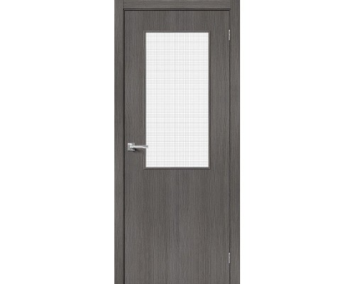 Дверь Браво Браво-7 Grey Melinga Wired Glass 12,5