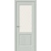 Дверь Браво Неоклассик-33 Grey Wood White Сrystal