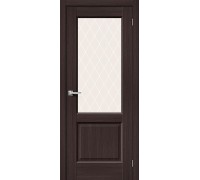 Дверь Браво Неоклассик-33 Wenge Melinga White Сrystal