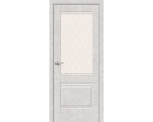 Дверь Браво Прима-3 Look Art White Сrystal Mr.Wood