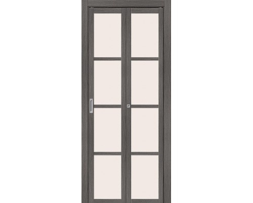 Дверь Браво складная Твигги-11.3 Grey Melinga Magic Fog Mr.Wood