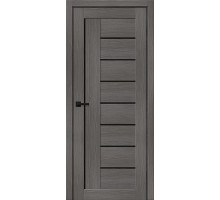 Дверь Браво Браво-29 Grey Melinga Black Shine