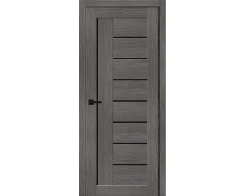 Дверь Браво Браво-29 Grey Melinga Black Shine