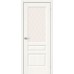 Дверь Браво Неоклассик-35 White Wood White Сrystal