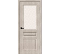 Дверь Скинни-15 Cappuccino Melinga White Сrystal Браво, Bravo