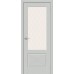Дверь Браво Прима-13.Ф2.0.0 Grey Matt White Сrystal