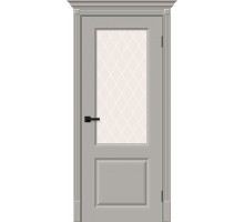 Дверь Браво Скинни-13 Greyny White Сrystal