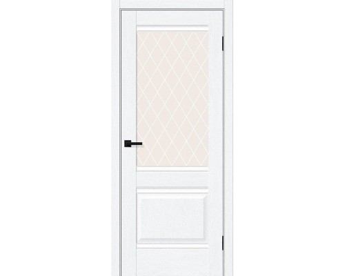 Дверь Браво Прима-3 White Silkwood White Сrystal