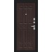 Дверь входная Bravo R Мило МФ/BChrome Букле черное/Wenge Melinga