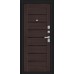 Дверь входная Bravo R Техно/BChrome Букле черное/Wenge Melinga