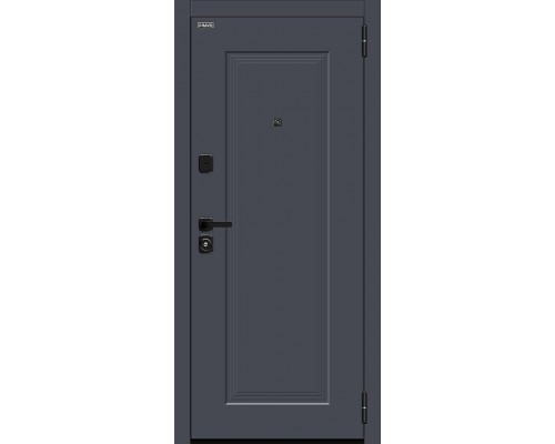 Дверь входная Bravo R Айкон/SBlack Graphite Shell/White Silk