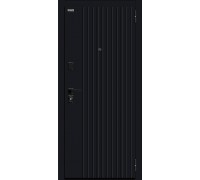 Дверь входная Bravo R Граффити-32/SBlack Black Shell/White Pro