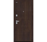 Дверь входная Bravo R Прайм/BChrome Almon/Wenge Melinga
