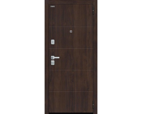 Дверь входная Bravo R Прайм/BChrome Almon/Wenge Melinga