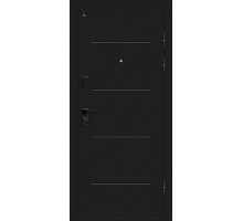 Дверь входная Bravo Z Грид Букле черное/Cappuccino Melinga