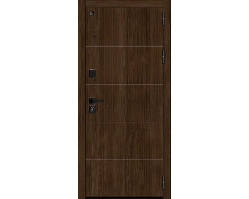 Дверь входная Bravo Z Глори Pecan/Cappuccino Melinga