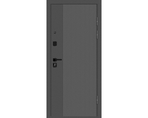 Дверь входная Optim D Optim Z-2 Классика Букле графит/Белый