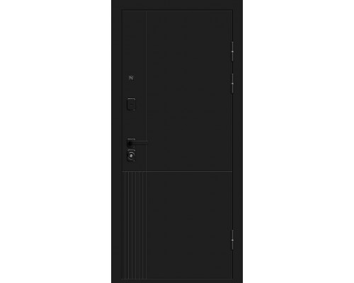 Дверь входная Optim D Optim Z-2 Нео Муар черный/Белый