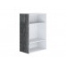 Vivat Комплектующие/Декоративные элементы Фасад боковой Валерия-М для верхнего шкафа Черный металлик дождь 916*315*16