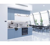 Vivat Кухня Фьюжн-01 Silky Blue/Silky White 2340*2300*600