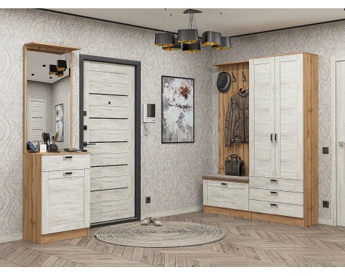 Vivat Прихожая Стиль-04 Nordic Oak/Дуб Вотан 2110*2200*380